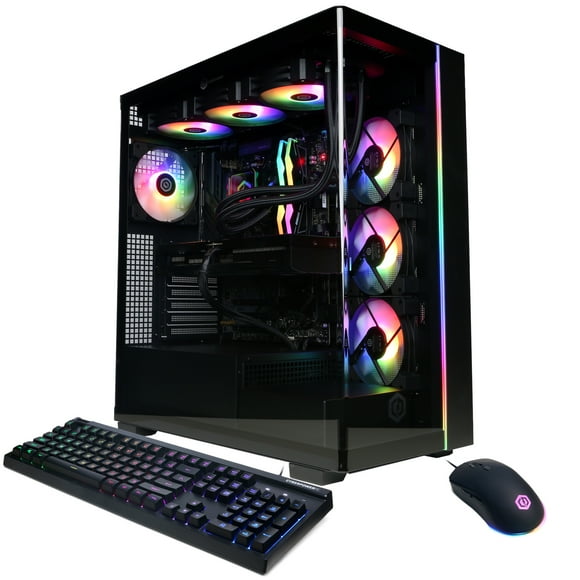 CyberPowerPC Gamer Supreme Gaming PC, AMD Ryzen 7 9800X3D, NVIDIA GeForce RTX 5070 Ti 16GB, 32GB DDR5, 2TB SSD, SLC11020CPGV4