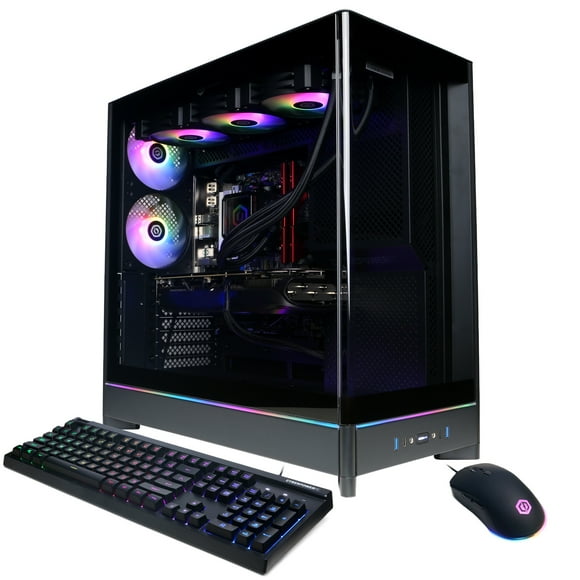 CyberPowerPC Gamer Supreme Gaming PC, AMD Ryzen 9 9900X3D, NVIDIA GeForce RTX 5070 Ti 16GB, 32GB DDR5, 2TB SSD, SLCAI8600CPG