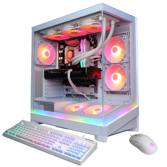 CyberPowerPC Gamer Supreme Gaming PC, Intel Core Ultra 9 285K, NVIDIA GeForce RTX 5090 32GB, 64GB DDR5, 4TB SSD, SLC10360CPGV9