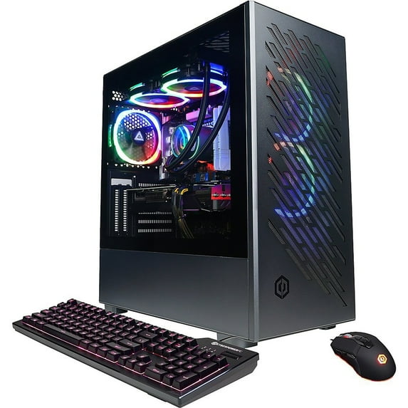 CyberPowerPC Gamer Supreme Liquid Cool Gaming Desktop, AMD Ryzen 9 7900X, 16 GB DDR5, AMD Radeon RX 7900 XTX, 2TB SSD, Windows 11 Home, Black, SLC10900CPG