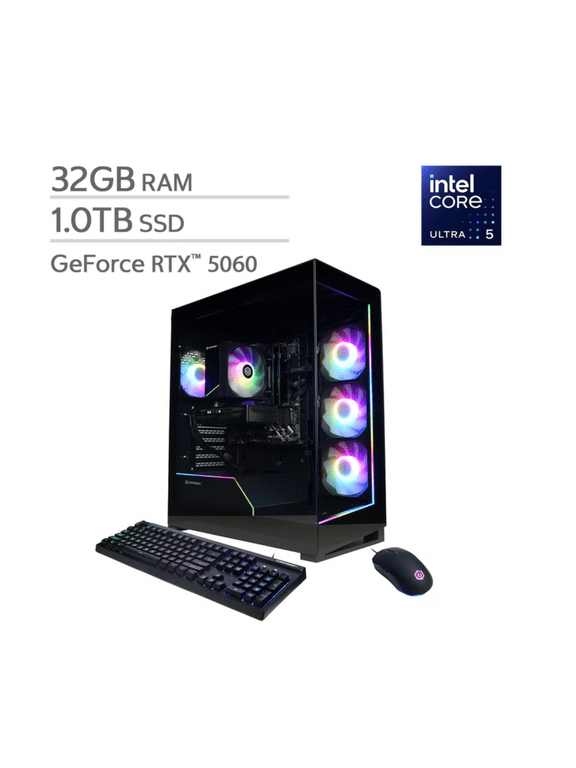 Gamer Xtreme Gaming Desktop Intel Core Ultra 5 225F RTX 5060 32GB RAM 1TB SSD GXi2000CSTV4