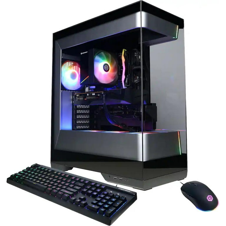 CyberPowerPC - Gaming Desktop - AMD Ryzen 7 8700F - AMD Radeon RX