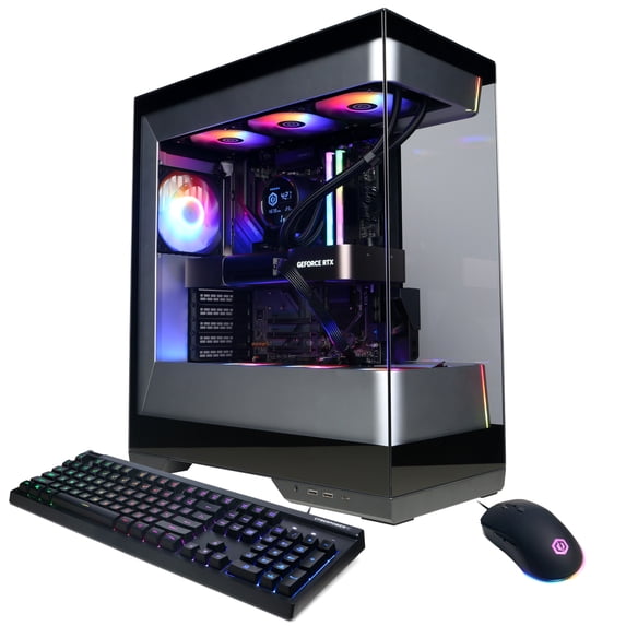 CyberPowerPC Gaming PC, AMD Ryzen 7 9800X3D, NVIDIA GeForce RTX 5080 16GB Founders Edition, 32GB DDR5, 1TB SSD, SLC8500WST