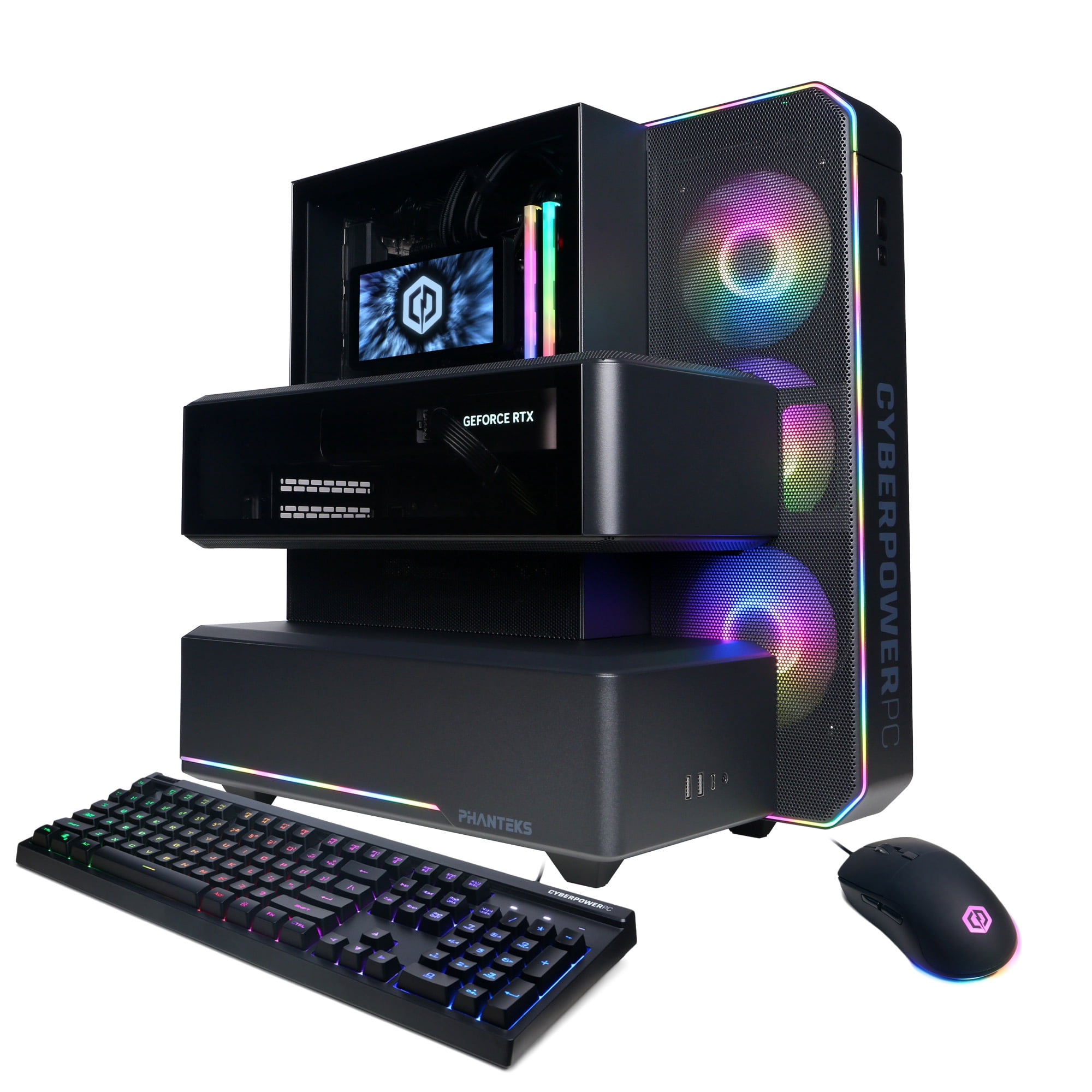 CyberPowerPC Gaming PC, AMD Ryzen 7 9850X3D, NVIDIA GeForce RTX 5090 32GB Founders Edition, 32GB DDR5, 2TB SSD, SLC8400WST