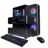 CyberPowerPC SLC8600WST Gaming Desktop with Twenty Four-Core Intel Ultra 9 285K / 32GB RAM / 1TB SSD / Windows 11 Professional / 16GB Nvidia GeForce RTX 5080 Video (Black)