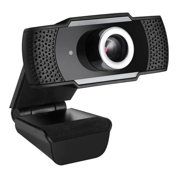 CyberTrack H4 Webcam 1080P USB Webcam with Built-in Microphone, Black