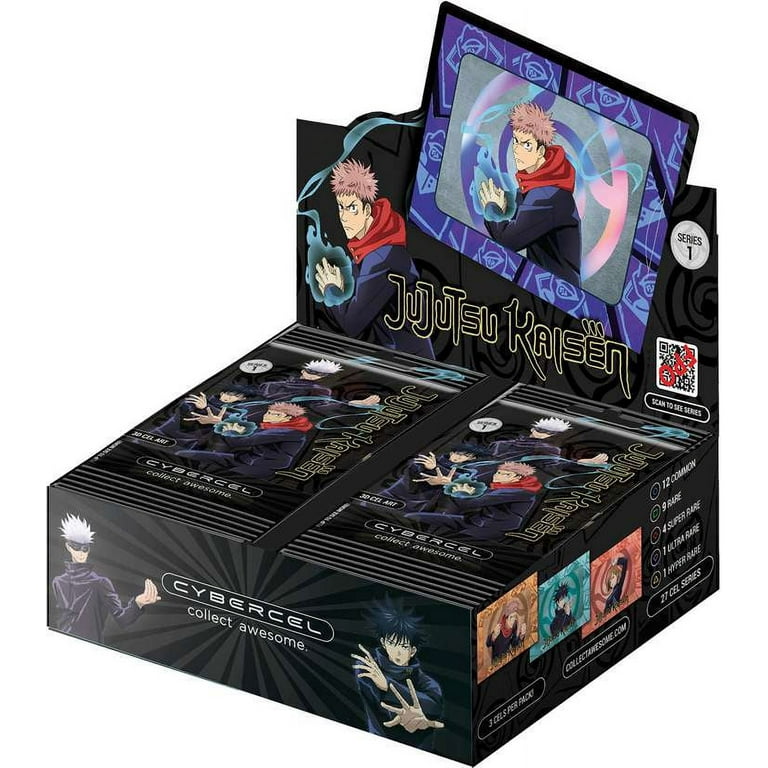 Cybercel Jujutsu Kaisen Trading Card Box (20 Packs) 