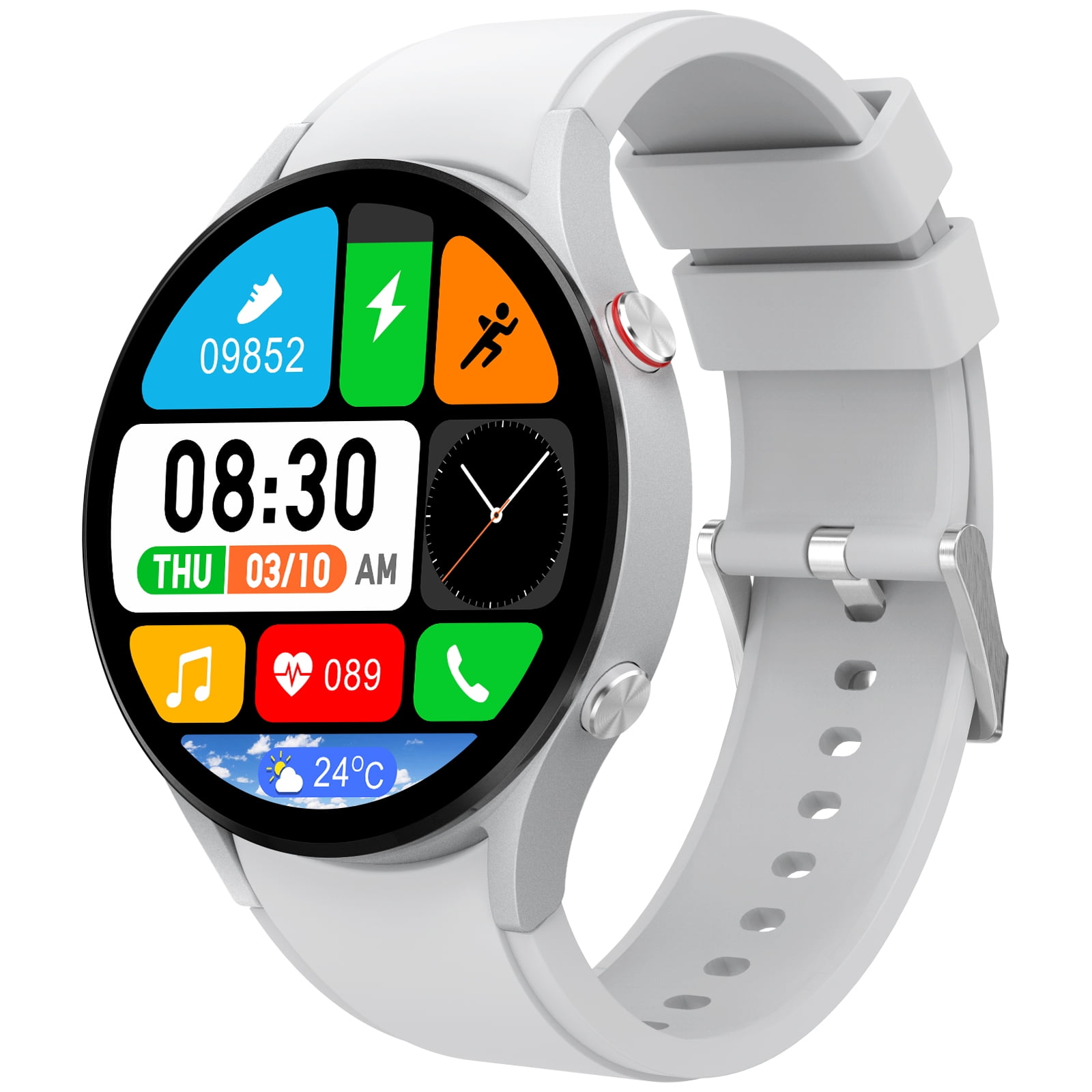 Cyberdyer 2025 New Smart Watch - Bluetooth Calling 1.32" HD Touch Screen, IP68 Waterproof Long Battery Life, Thanksgiving & Halloween Gift for Men Women (Compatible with Apple/Samsung/Android)