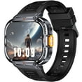 thumbnail image 1 of Cyberdyer Men's Smart Watch (with Flashlight) 2" Ultra-Clear Large Screen, IP68 Waterproof,100+ Sports Modes, Long Battery Life, Compatible with iPhone/Android, Thanksgiving & Halloween Gift, 1 of 9