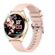 Cyberdyer Smart Watch for Women - Bluetooth Call 1.27 Spherical Screen with Compass & DIY Watch Faces, Thanksgiving & Christmas Gift Choice for iPhone/Android