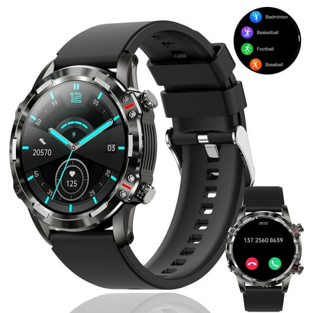 Cyberdyer Women's Smart Watch, 70+ Sport Modes, 15-Day Standby, Bluetooth Calling, IP67 Waterproof, 100+ Watch Faces, iOS & Android Compatible