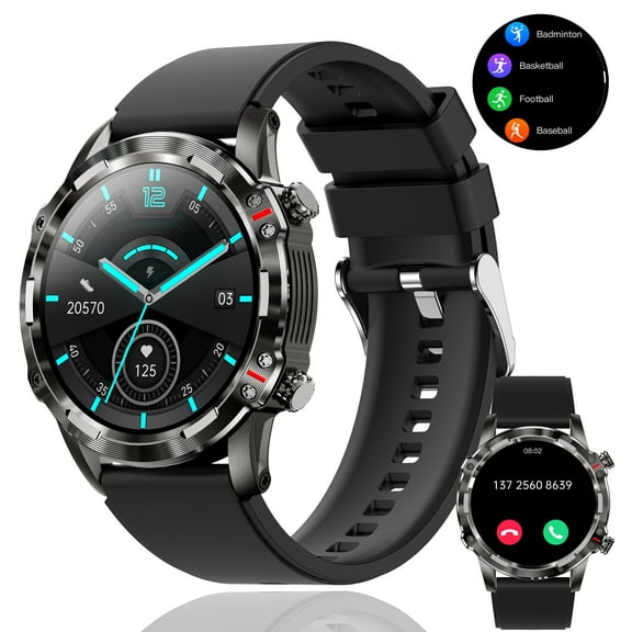 Cyberdyer Women's Smart Watch, 70+ Sport Modes, 15-Day Standby, Bluetooth Calling, IP67 Waterproof, 100+ Watch Faces, iOS & Android Compatible