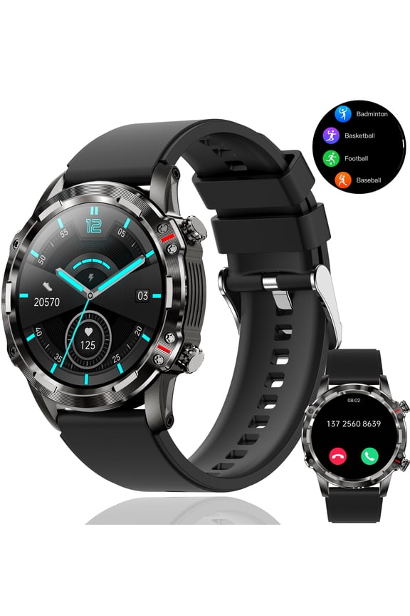 Women's Smart Watch, 70+ Sport Modes, 15-Day Standby, Bluetooth Calling, IP67 Waterproof, 100+ Watch Faces, iOS & Android Compatible