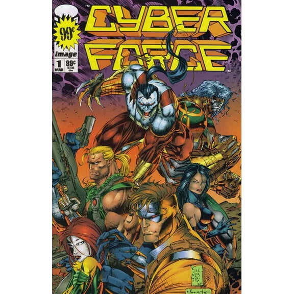 Cyberforce (Vol. 2) #1 (2nd) VF ; Image Comic Book