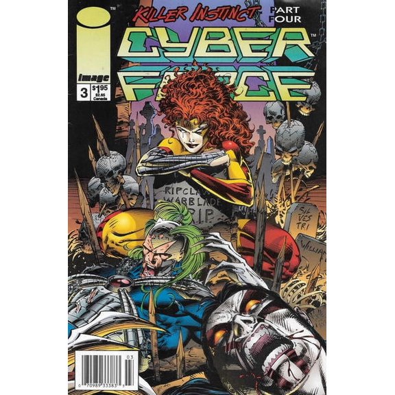 Cyberforce (Vol. 2) #3 (Newsstand) VF ; Image Comic Book
