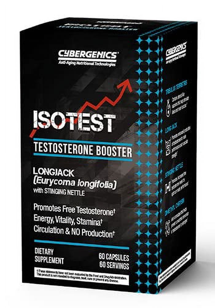 Cybergenics Isotest, Testosterone Booster, Longjack with Stinging