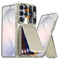 thumbnail image 1 of Cyberland suitable for Samsung Galaxy S26 Ultra Case Wallet, Built-in Card Holder (3-4 Cards) & Slide Camera Cover & Kickstand Rugged Case, 1 of 10