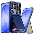 thumbnail image 1 of Cyberland suitable for Samsung Galaxy S26 Ultra Case Wallet, Built-in Card Holder (3-4 Cards) & Slide Camera Cover & Kickstand Rugged Case, 1 of 10