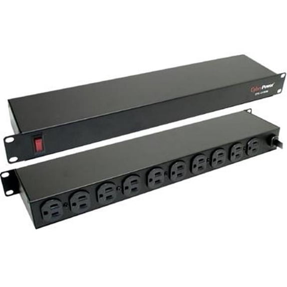 Cyberpower 10 Outlet 15A RM Power Strip: Electronics - Walmart.com