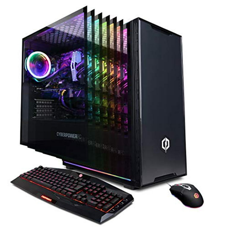 CyberpowerPC Gamer Supreme Liquid Cool Gaming PC, Intel Core i7-9700K  3.6GHz, NVIDIA GeForce RTX 2070 Super 8GB, 16GB DDR4, 240GB SSD, 2TB HDD,  WiFi