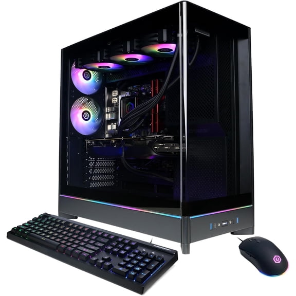 CyberpowerPC Gamer Supreme Liquid Cooled Gaming PC, Intel Core Ultra 9 285, NVIDIA RTX 5070 12GB, 32GB DDR5, 2TB SSD, WiFi Ready & Windows 11 Home