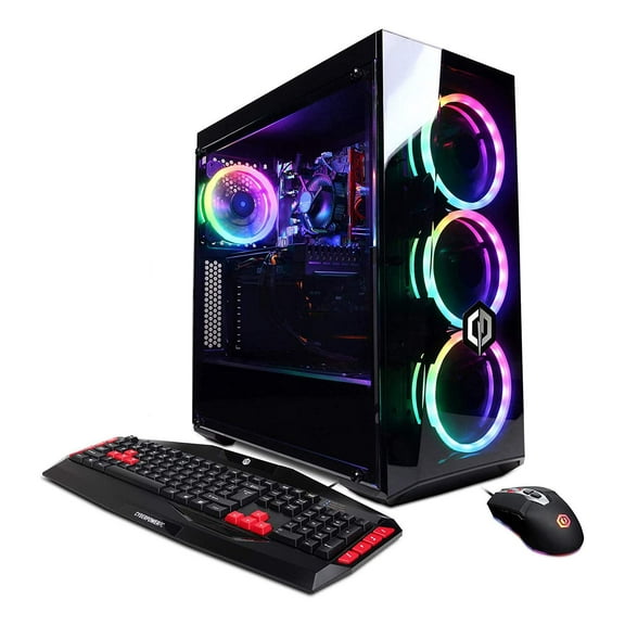 CyberpowerPC Gamer Xtreme VR Gaming PC, Intel Core i5-9400F 2.9GHz, NVIDIA GeForce GTX 1660 6GB, 8GB DDR4, 240GB SSD, 1TB HDD, WiFi Ready & Win 10 Home (GXiVR8060A8, Black)