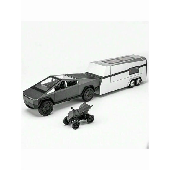 Cyberpunk 1:32 Pickup Truck Die-Cast Metal Model Car - High-Resolution Alloy ToyVehicle - Collectible Gift For Adults & Kids - Detailed Scale Model ForBirthday/Collectors