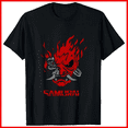 thumbnail image 1 of Cyberpunk 2077 Samurai Band Johnny Silverhand Gaming Unisex T-shirt V18749, up to size 5XL, 1 of 2