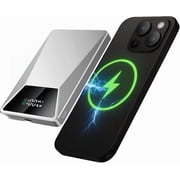 Cyberpunk 5000 mAh Power Bank for Magsafe Slim Wireless Charger Fast USB-C Charging, Magnetic Snap-On for iPhone 11 12 13 14 15 16 Series Pro Max & AirPods