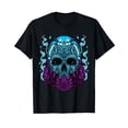 thumbnail image 1 of Cyberpunk Cyborg Android Cyber Bot Cool Robot Mask Gift Idea Cotton T-Shirt, 1 of 5