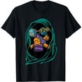 thumbnail image 1 of Cyberpunk Cyborg Android Cyber Bot Cool Robot Mask Gift Idea T-Shirt, 1 of 5