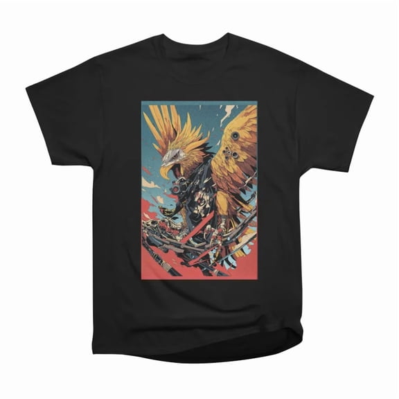 Cyberpunk Eagle T-Shirt Tee Gift For Him Merch For Her Apparel For Friend