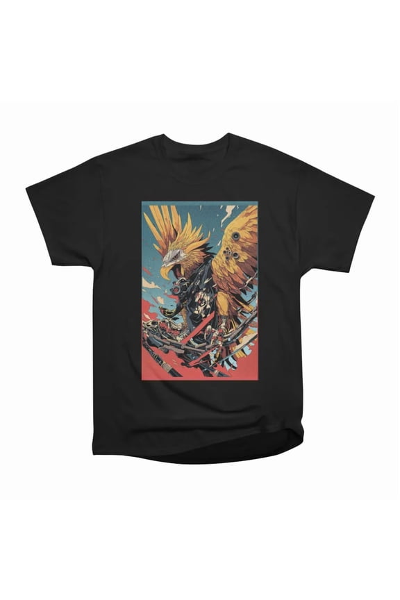 Cyberpunk Eagle T-Shirt Tee Gift For Him Merch For Her Apparel For Friend
