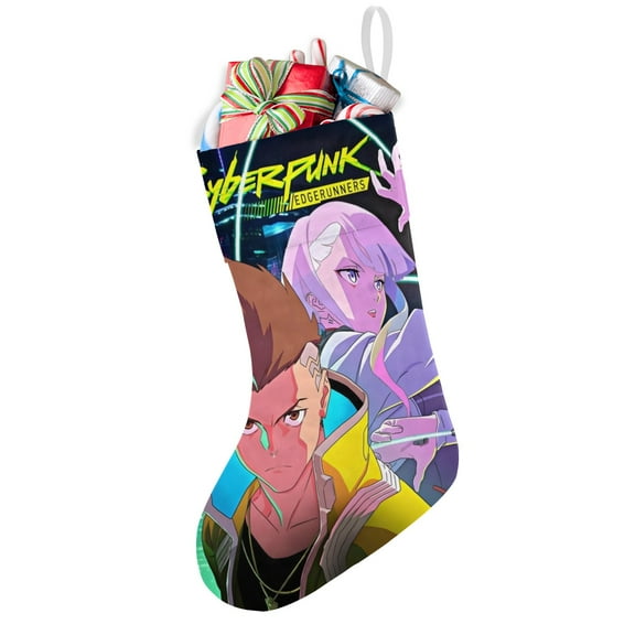 Cyberpunk: Edgerunners Christmas Stocking