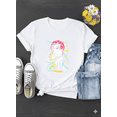 thumbnail image 1 of Cyberpunk Edgerunners David And Lucy Neon Anime Sci Fi Love Story Graphic Unisex T-Shirt.PNG V60077 up to size 5XL, 1 of 2