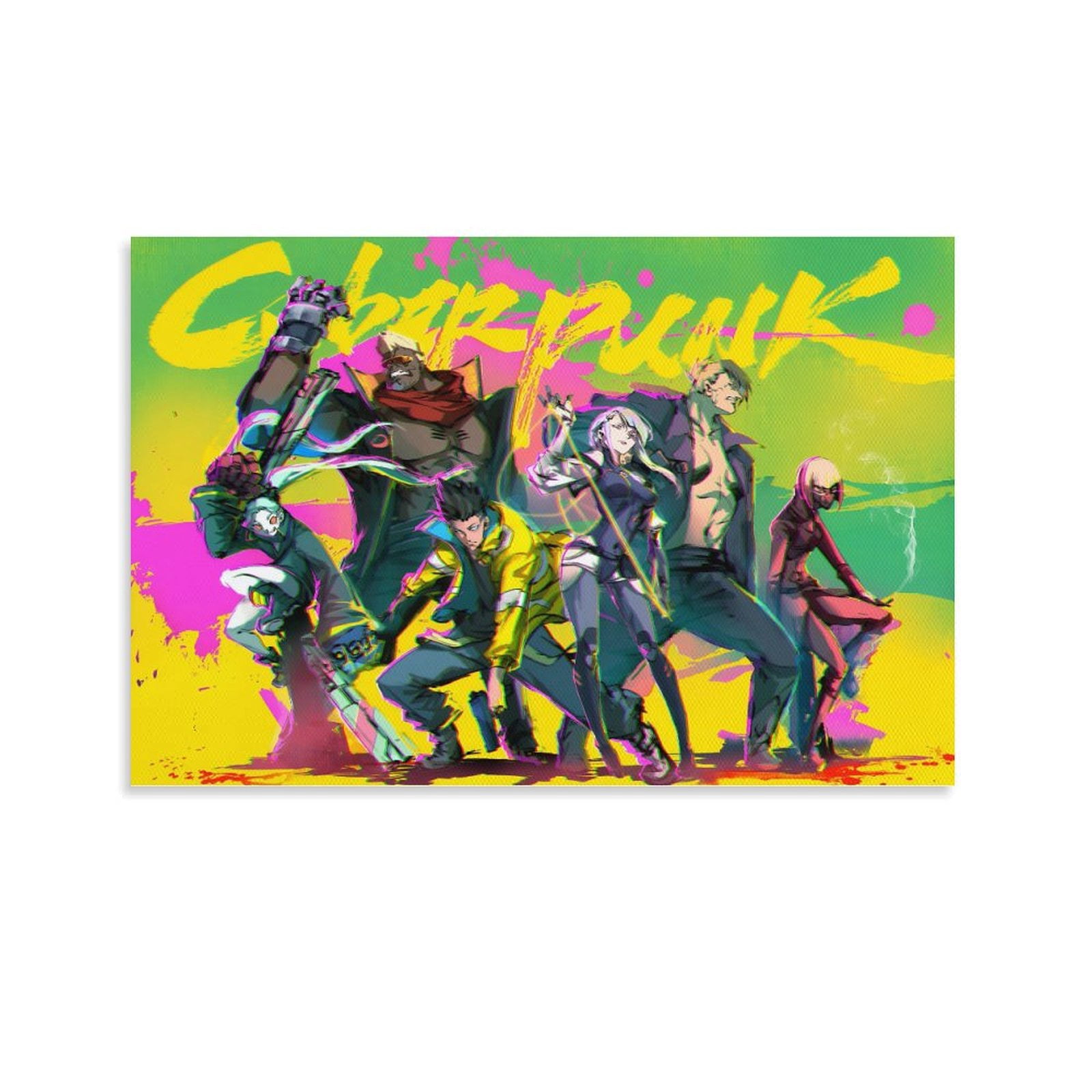 Cyberpunk Edgerunners Posters Popular Anime Posters ACG Canvas Wall Art ...