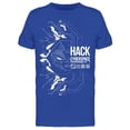 thumbnail image 1 of Cyberpunk Futuristic Hack T-Shirt Men -Image by Shutterstock, Male Medium, 1 of 2