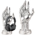 thumbnail image 1 of Cyberpunk Mechanical Hand Controller Stand, Resin Art Desk Decor for PC Gaming Room, Modern Home Decor, 25x12cm, 1 Piece, 1 of 5