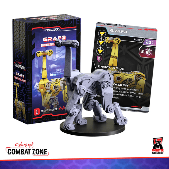 Cyberpunk RED: Combat Zone: GRAF3 Industrial Robot