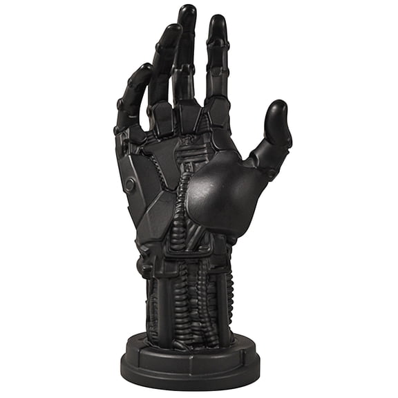 Cyberpunk Silverhand Mechanical Hand Stand, Gaming Controller & Headset Holder for Xbox PS5 Switch, Resin Art Desk Decor for PC Gaming Setup, Modern Home and Gaming Room Decor, 25x12cm