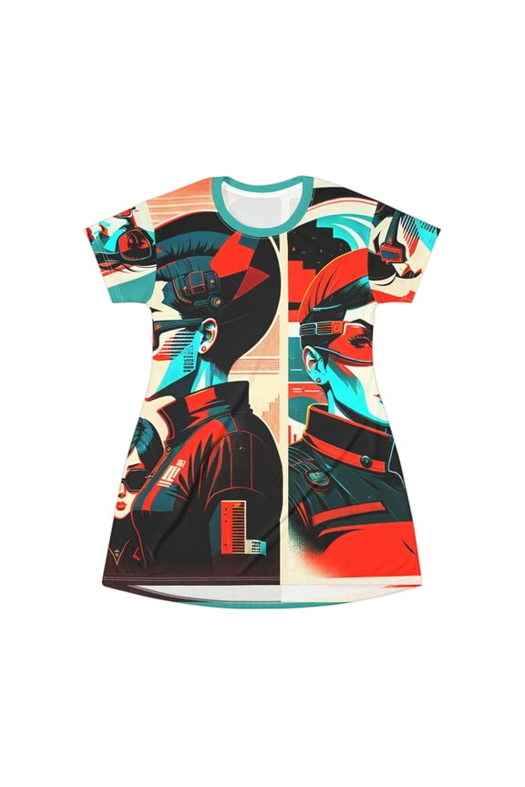Cyberpunk T-Shirt Dress