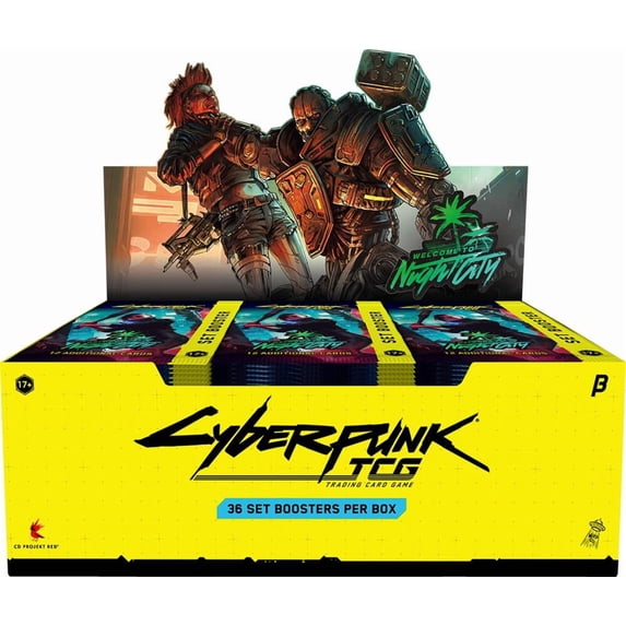 Cyberpunk TCG Welcome to Night City Beta Booster Box, 36 Set Boosters ...