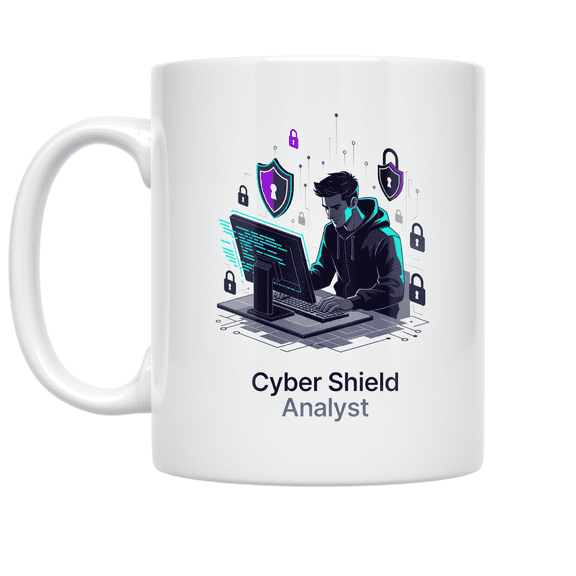 Cybersecurity Analyst Design - IT Professional - 11 oz Ceramic Coffee Mug