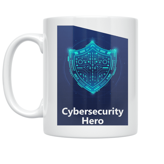 Cybersecurity Hero Design - IT Professional - 11 oz Ceramic Coffee Mug