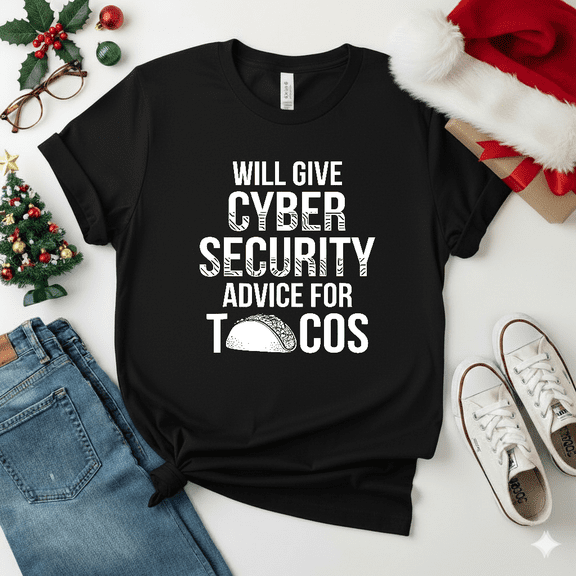 Cybersecurity IT Analyst Tacos Certified Tech Security Unisex T-Shirt V13074, S-5XL