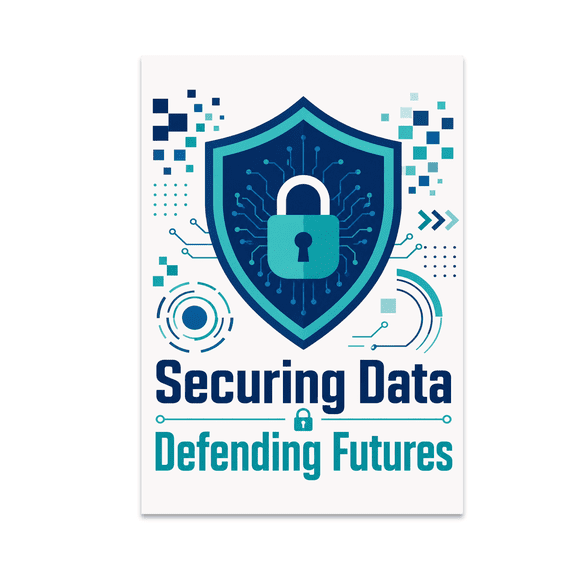 Cybersecurity Modern Protective Wall Decor - Tech Enthusiast - 13x19 Poster Print