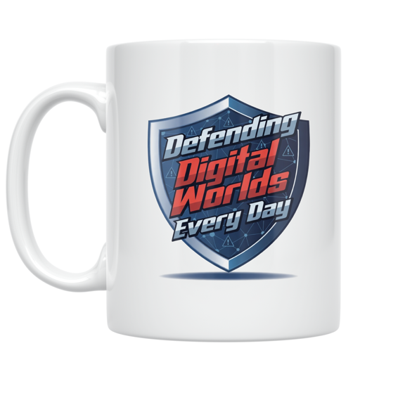 Cybersecurity Tech Guardian Design - Tech Enthusiast - 11 oz Ceramic Coffee Mug