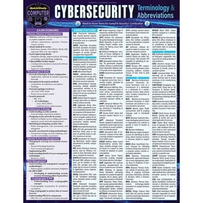 Cybersecurity Terminology & Abbreviations- CompTIA Security Certification : a QuickStudy Laminated Reference Guide (Edition 1) (Other)