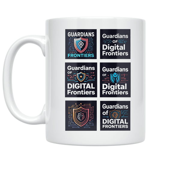 Cybersecurity Warrior Art - Tech Enthusiast - 11 oz Ceramic Coffee Mug
