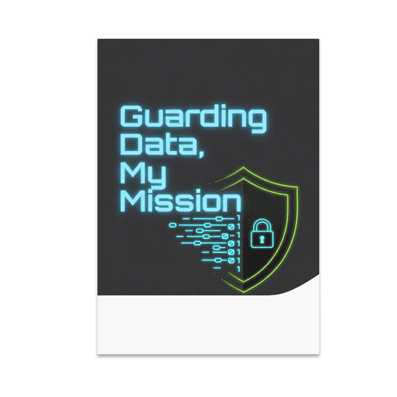 Cybersecurity Whiz Wall Decor - Tech Enthusiast - 13x19 Poster Print